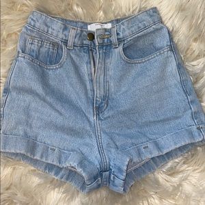American Apparel High Waisted Shorts